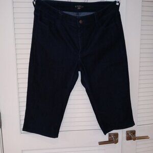 Riders by Lee Capris Size 18 M Dark Blue wash